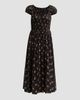 DÔEN Women's Quinley Cotton-Blend Floral Smocked Midi Dress - 6