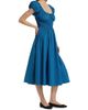 DÔEN Women's Quinn Cotton Shirred Midi-Dress - 4