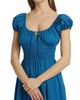 DÔEN Women's Quinn Cotton Shirred Midi-Dress - 6