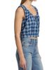 DÔEN Women's Theo Plaid Cotton Top - 4