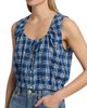 DÔEN Women's Theo Plaid Cotton Top - 6