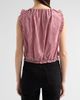 DÔEN Women's Traveler Gingham Tie-Front Top - 3