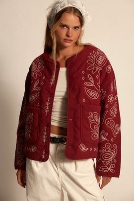 Denim And Bone Denim And Bone Bandanna Jacket