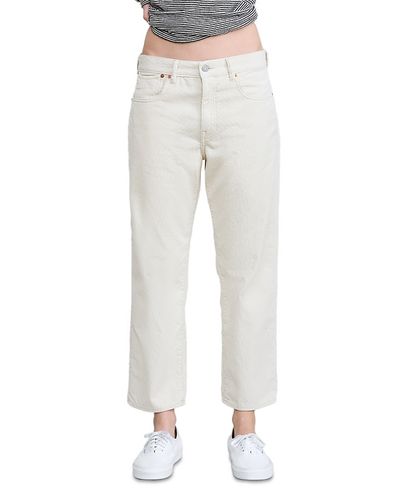 Denimist Denimist Lucy Bf High Rise Relaxed Straight Jeans in Ecru White
