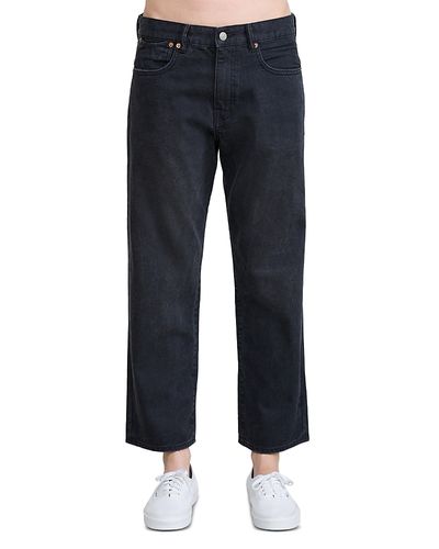 Denimist Denimist Lucy Bf High Rise Relaxed Straight Jeans in Worn Black