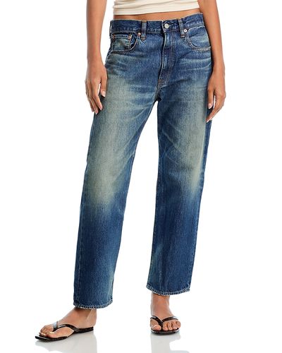 Denimist Denimist Lucy High Rise Ankle Wide Leg Jeans in Esher Blue