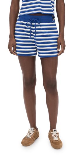 Denimist Denimist Relaxed Shorts Blue Stripe Multi