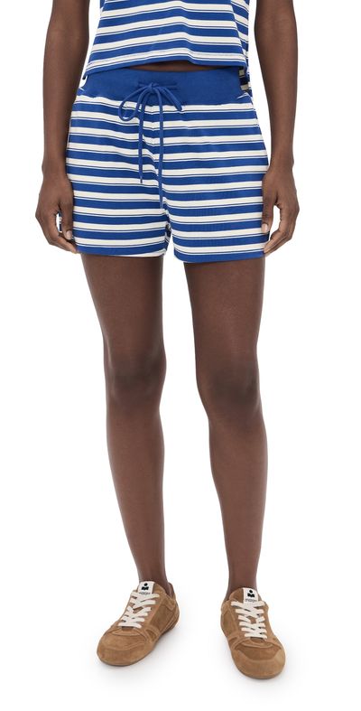Denimist Denimist Relaxed Shorts Blue Stripe Multi