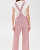 Denimist Denimist Tie Strap Relaxed Overalls Red Railroad Stripe - 3