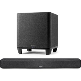 Denon Denon Home Sound Bar 550 with Dolby Atmos and HEOS Built-in and Denon Home Wireless 8" Subwoofer with HEOS