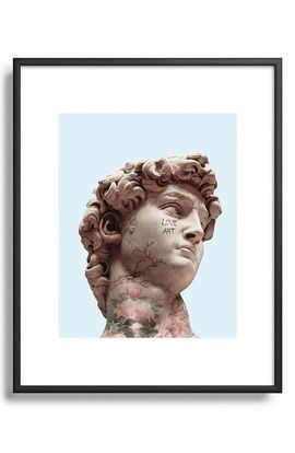 Deny Designs Deny Designs David Loves Art Framed Art Print