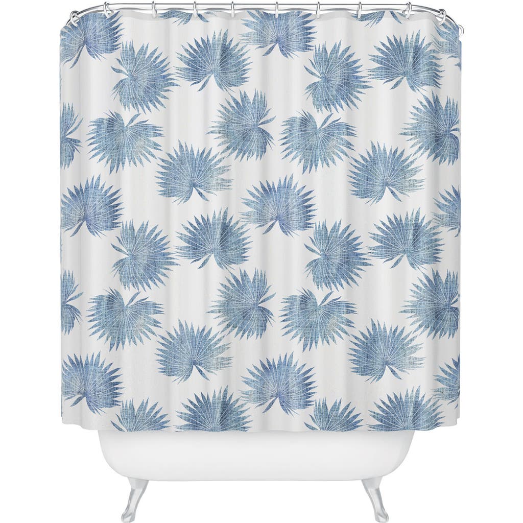 Deny Designs Deny Designs Sun Palm Chambray Shower Curtain