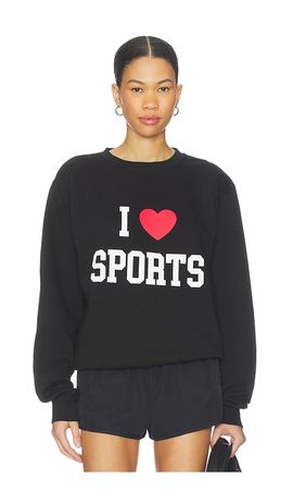 DEPARTURE DEPARTURE I Love Sports Sweatshirt