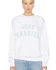 DEPARTURE DEPARTURE Just Married Sweatshirt - 1