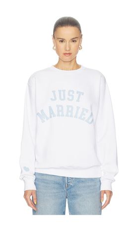 DEPARTURE DEPARTURE Just Married Sweatshirt