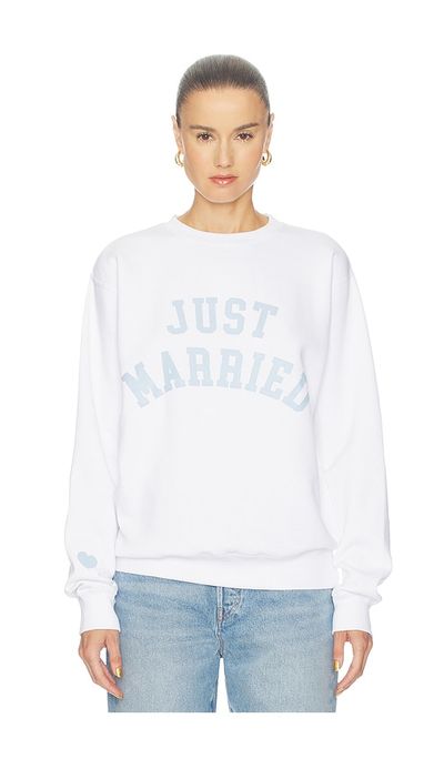 DEPARTURE DEPARTURE Just Married Sweatshirt