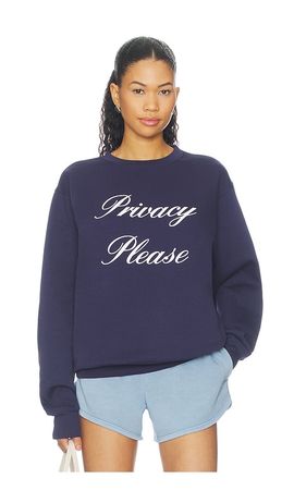 DEPARTURE DEPARTURE Privacy Please Sweatshirt
