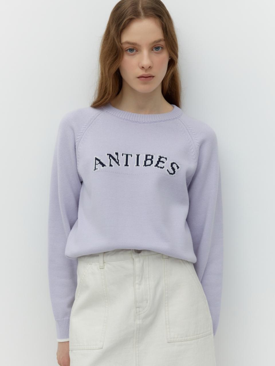 DEPOUND Antibes Jacquard Knit (Light Violet)