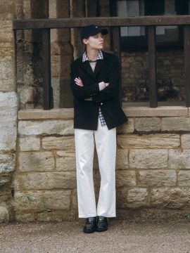 DEPOUND brush cotton pants - ecru