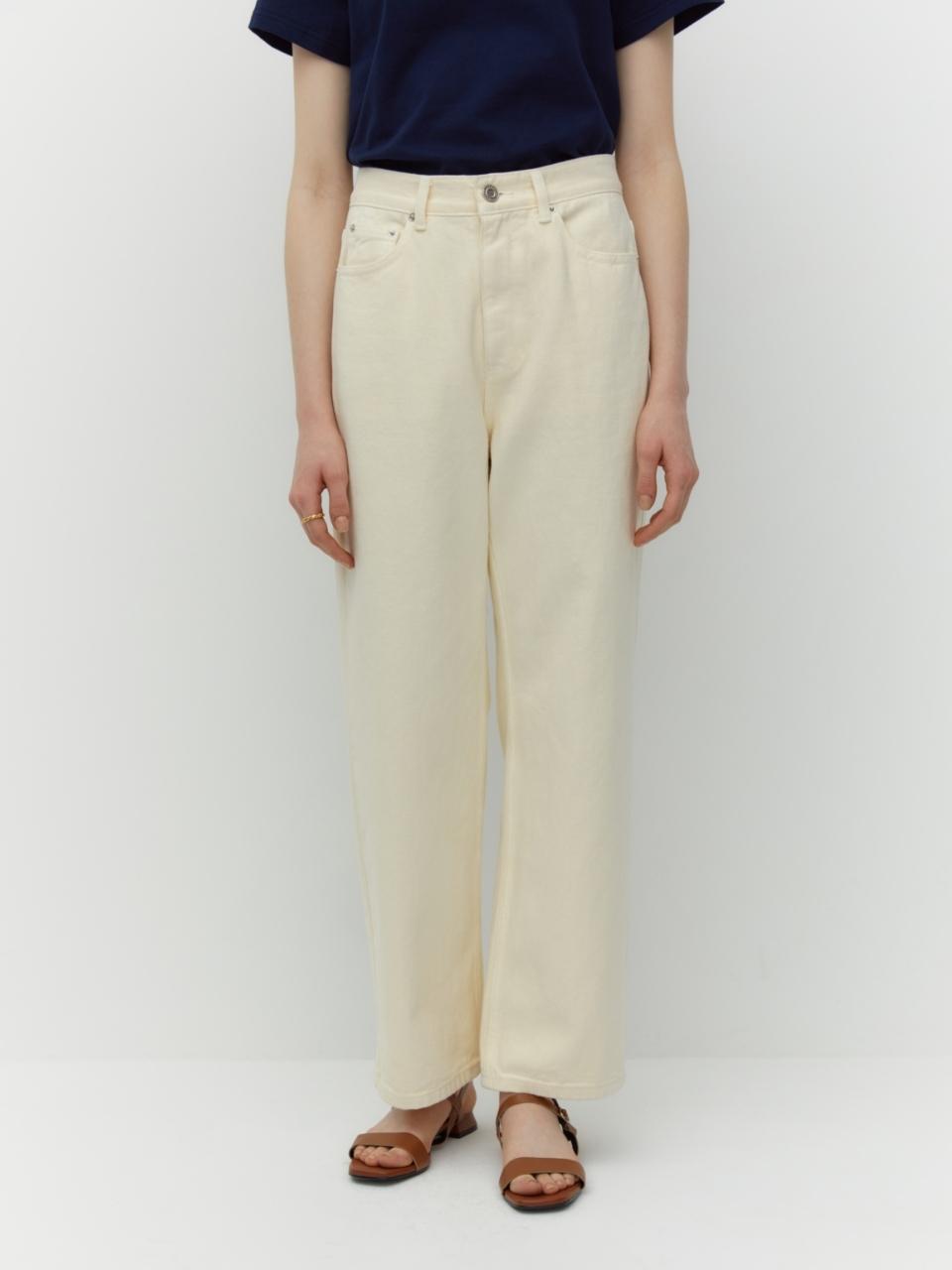 DEPOUND Color Dyeing Pants (Light Yellow)