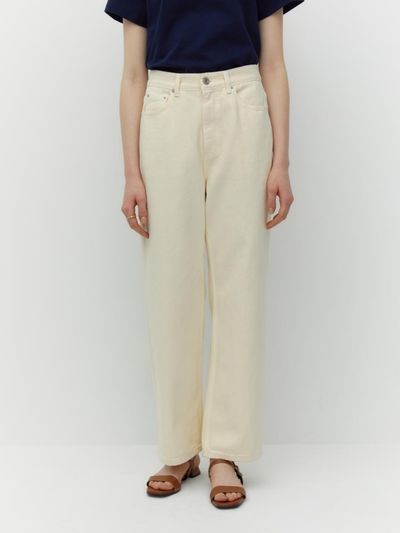 DEPOUND Color Dyeing Pants (Light Yellow)