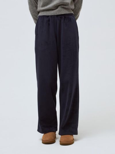 DEPOUND corduroy banding pants - navy