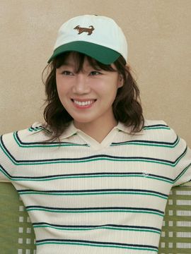 DEPOUND Cotton Embroidered Adjustable Cap [Green]
