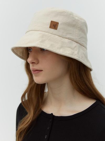 DEPOUND Cotton Washing Bucket Hat_Light Beige