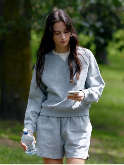 DEPOUND Crew Neck Sweat Set Up (Gray)