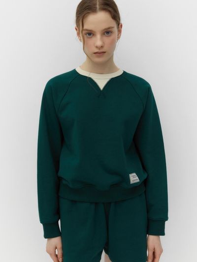 DEPOUND Crew Neck Sweat Set Up (Green)