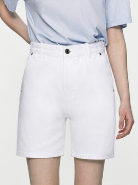 DEPOUND Denim Shorts - white