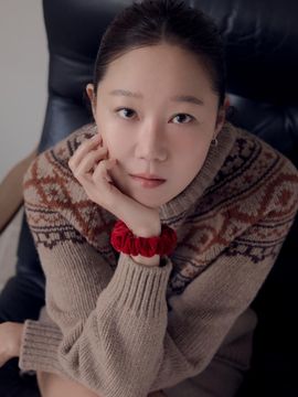 DEPOUND Fair Isle Wool Blend Geometric Pattern Pullover [Brown]