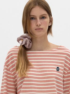 DEPOUND Heart Charm Scrunchie_Pink