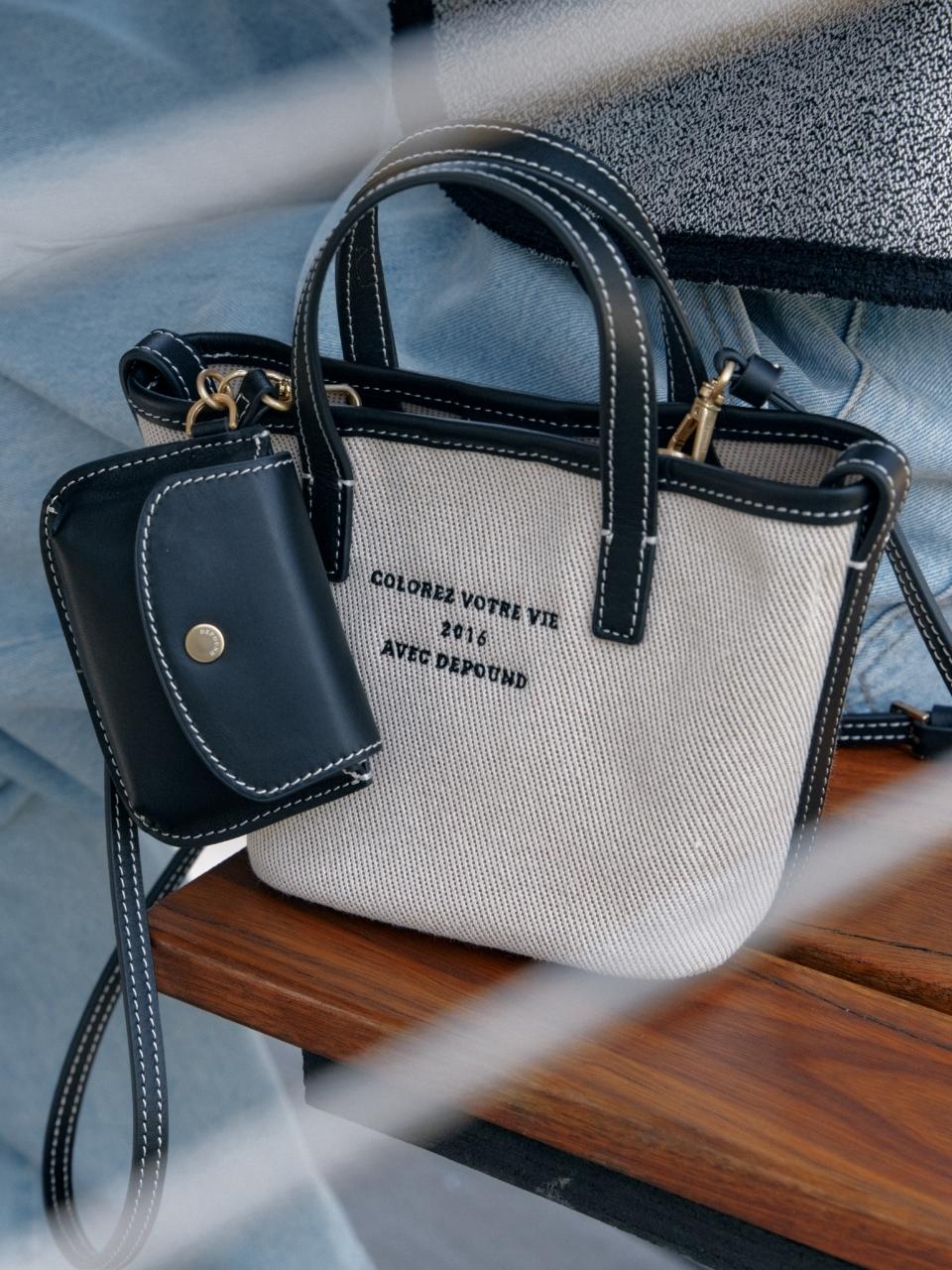 DEPOUND Leather Multi Case Bag Charm_Black