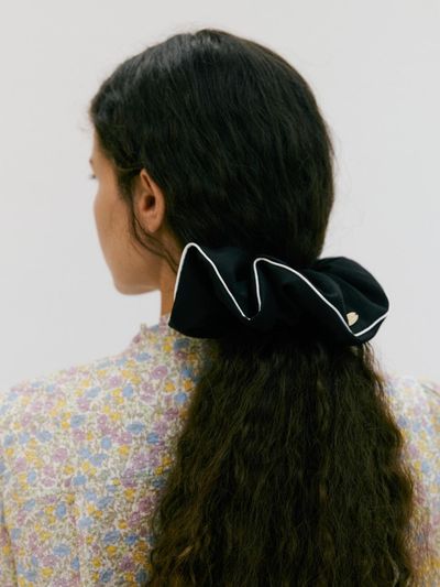 DEPOUND Line Single Scrunchie Hair Tie [Black]