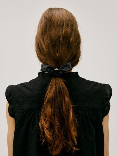 DEPOUND Ribbon Scrunchie [Black]