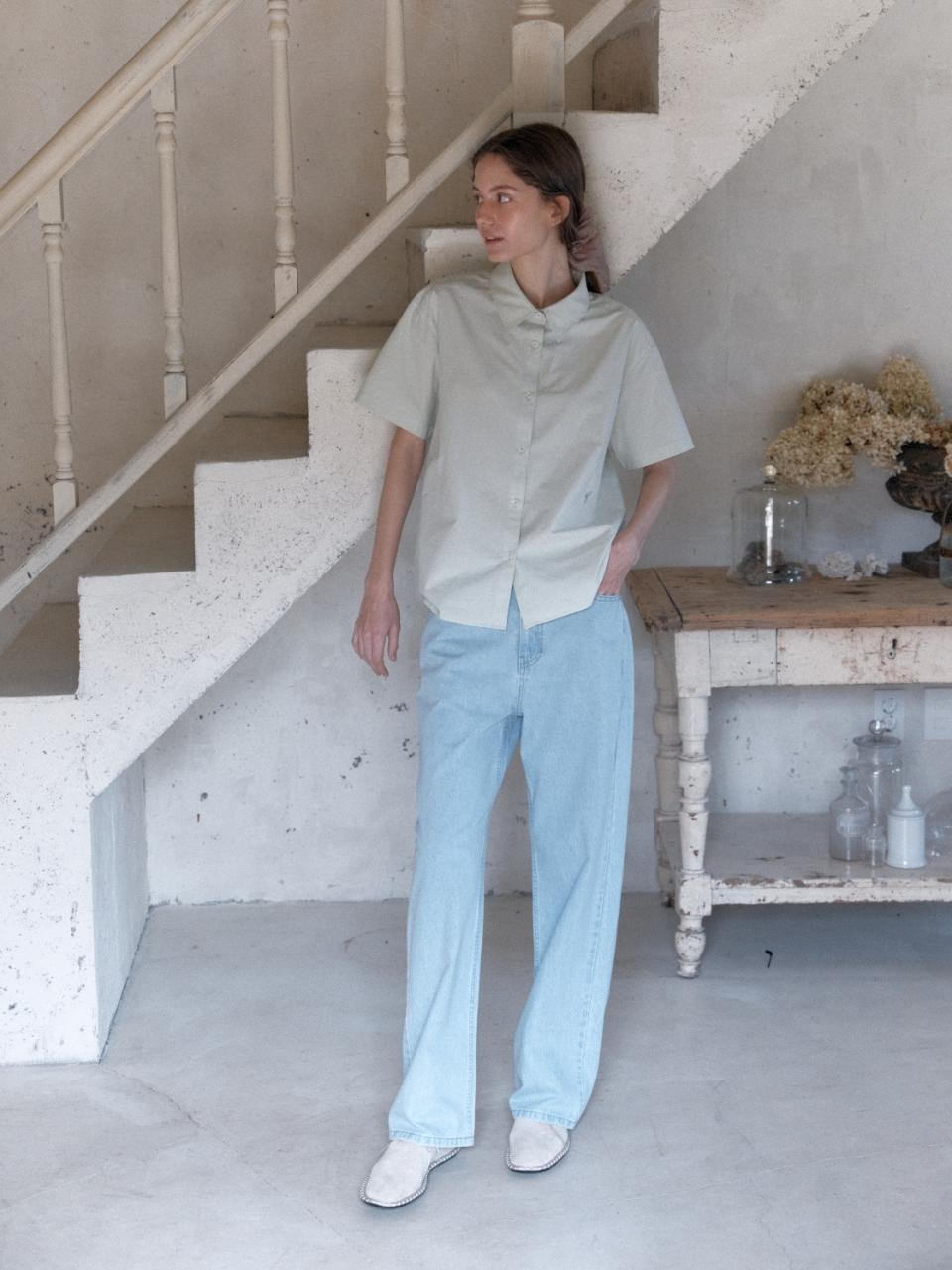 DEPOUND Semi Wide Denim Pants_Light Blue