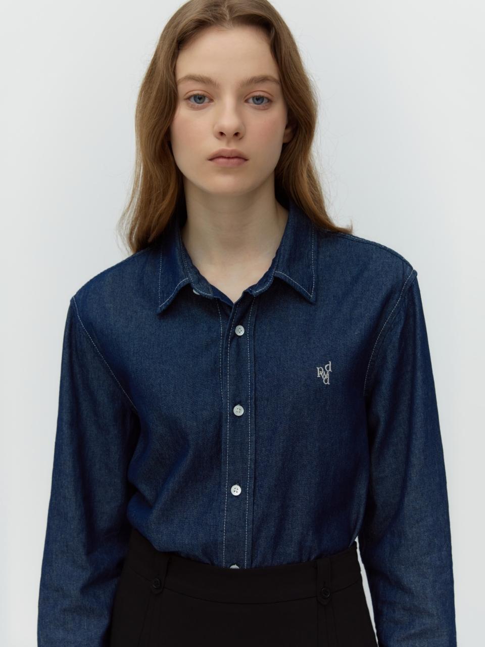 DEPOUND Standard Denim Shirts (Indigo)