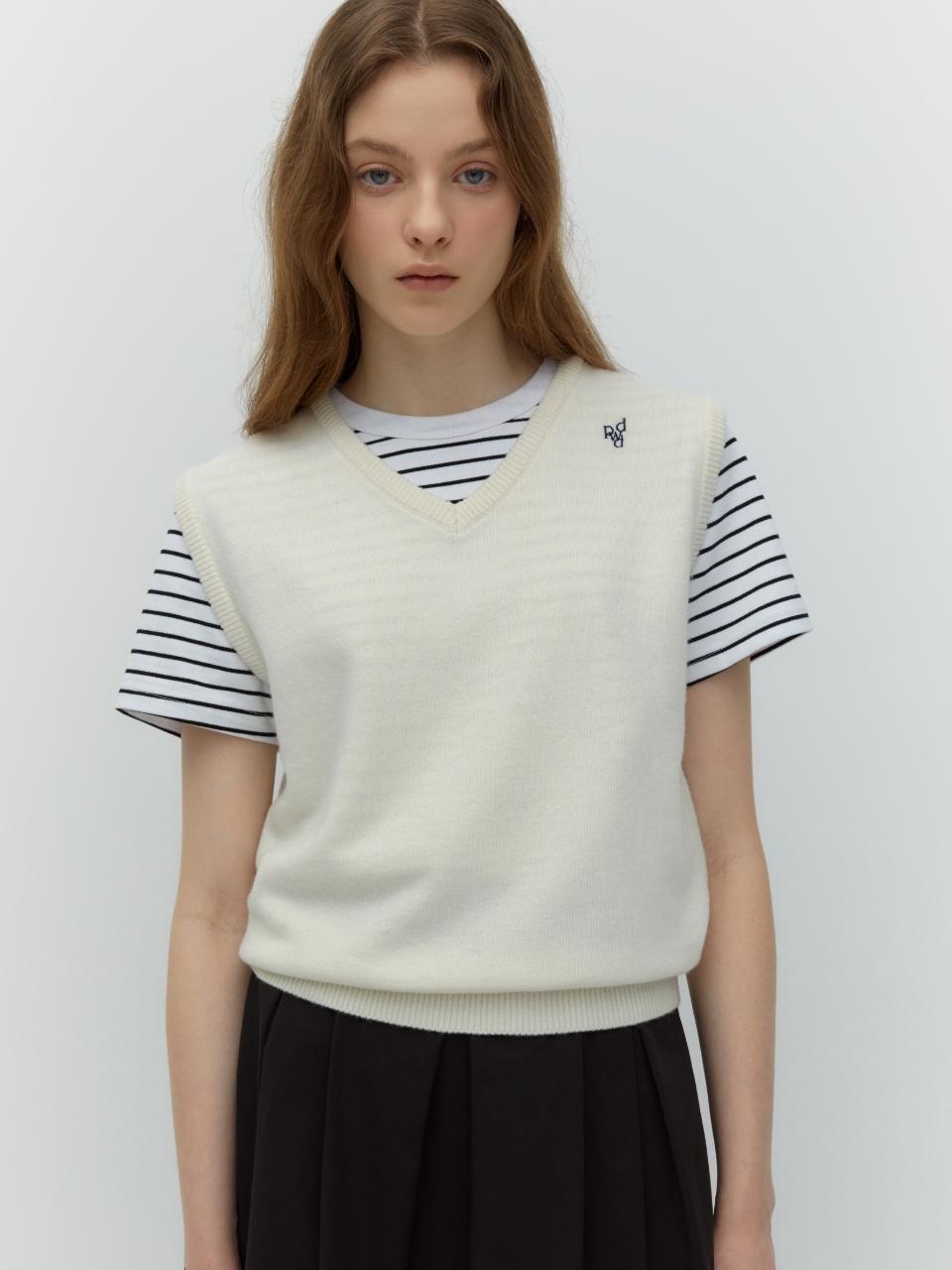 DEPOUND Symbol Logo Knit Vest