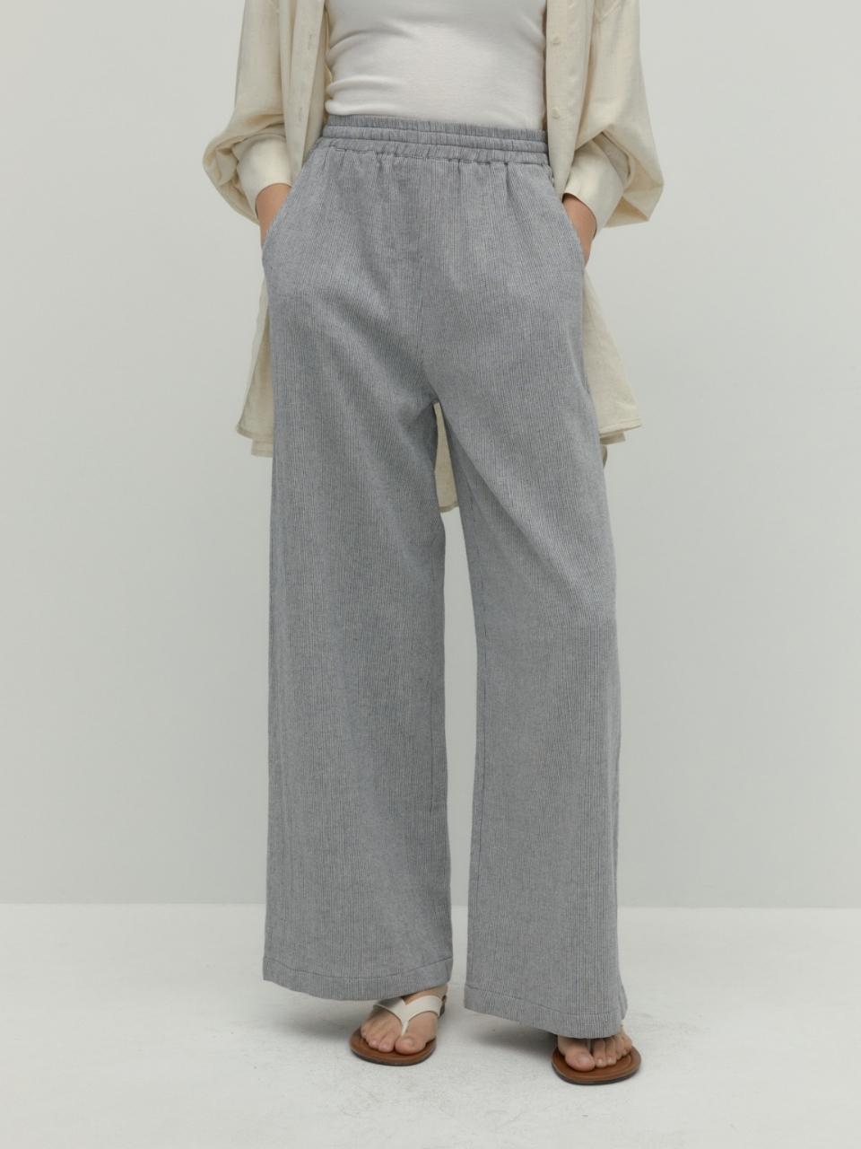 DEPOUND Wide Banding Pants_Navy