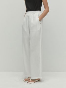 DEPOUND Wide Banding Pants_White