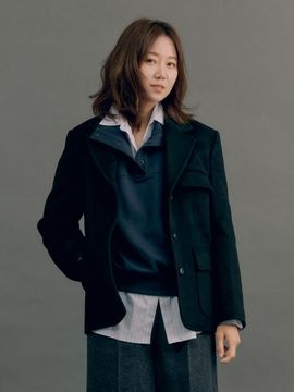 DEPOUND wool blended classic jacket - black