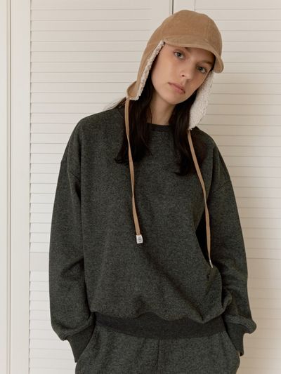 DEPOUND Wool Jersey Sweatshirts_Charcoal