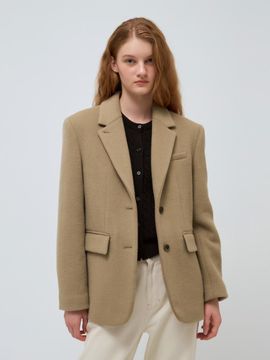 DEPOUND wool single jacket - beige