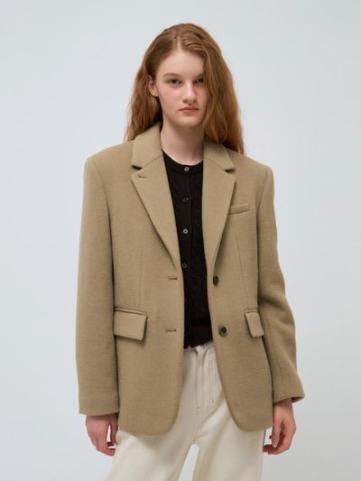 DEPOUND wool single jacket - beige