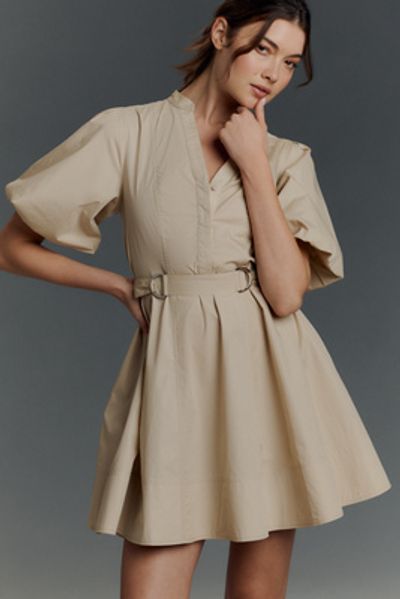 Derek Lam 10 Crosby 100% Cotton Mini Shirtdress