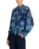 Derek Lam 10 Crosby Derek Lam 10 Crosby Aderyn Tapestry Print Tie Neck Blouse - 1