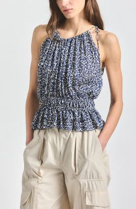 Derek Lam 10 Crosby Derek Lam 10 Crosby Avery Floral Print Smock Top