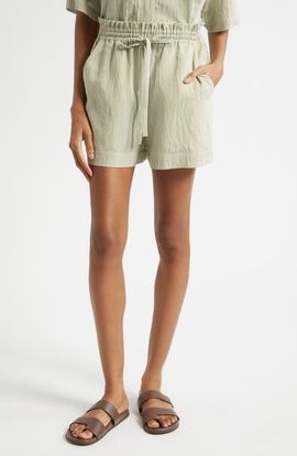 Derek Lam 10 Crosby Derek Lam 10 Crosby Belen Stripe Drawstring Shorts