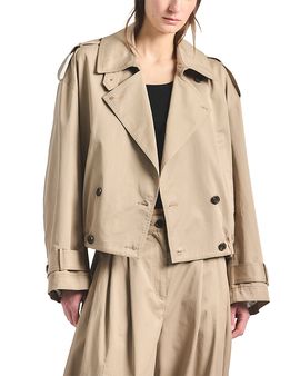 Derek Lam 10 Crosby Derek Lam 10 Crosby Emilio Cropped Trench Coat